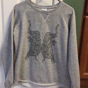 Elephant crewneck sweatshirt